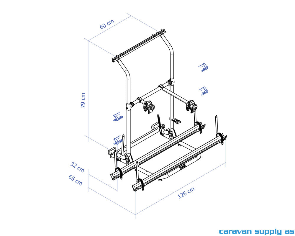SYKKELSTATIV THULE SPORT G2 W150/HOBBY 307128