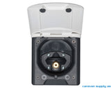 VANNINNTAKSBOKS CITYBOX 12X14CM H14 M/MAGNET HVIT