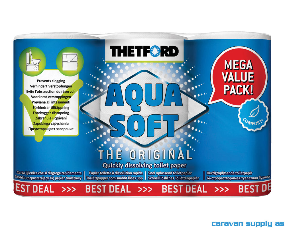 TOALETTPAPIR THETFORD AQUA SOFT 4+2STK