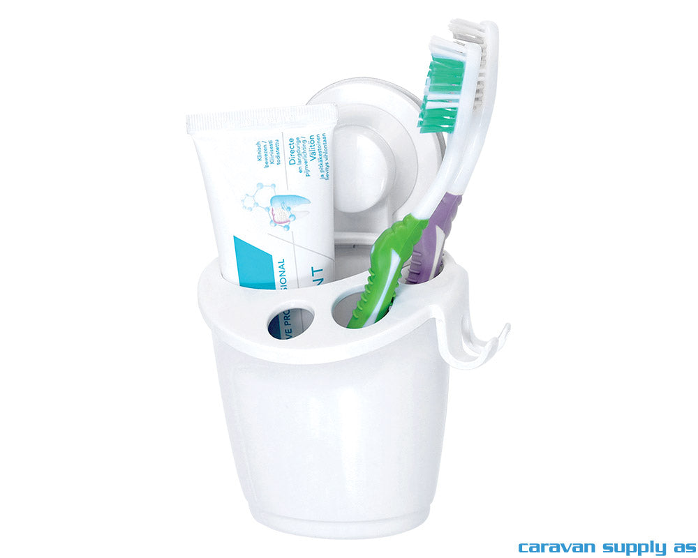 TANNBØRSTEHOLDER M/SUGEKOPP