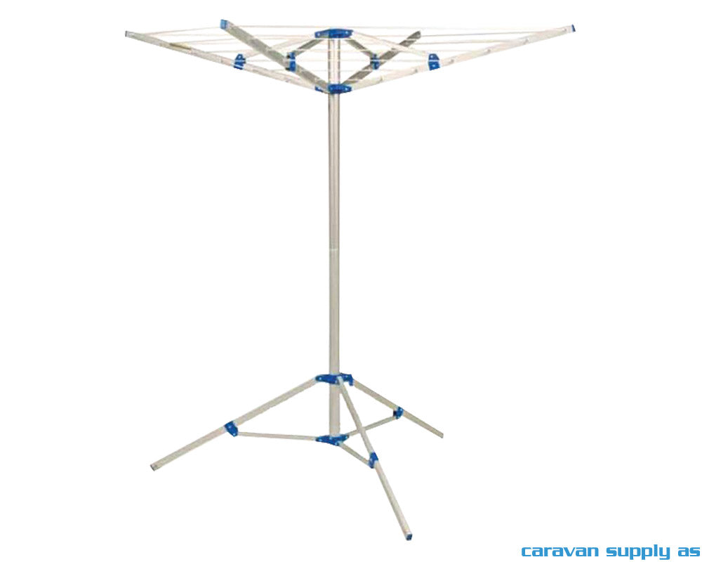 TØRKESTATIV M/4 ARMER ALU INKL. FOT