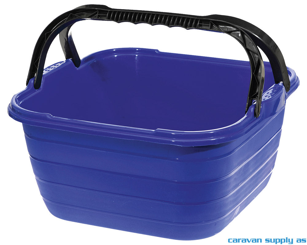 BØTTE YACHTICON KANTET 14L 25X25X21CM BLÅ