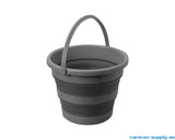 BØTTE BRUNNER DRUM FOLD-AWAY 10L RUND GRÅ