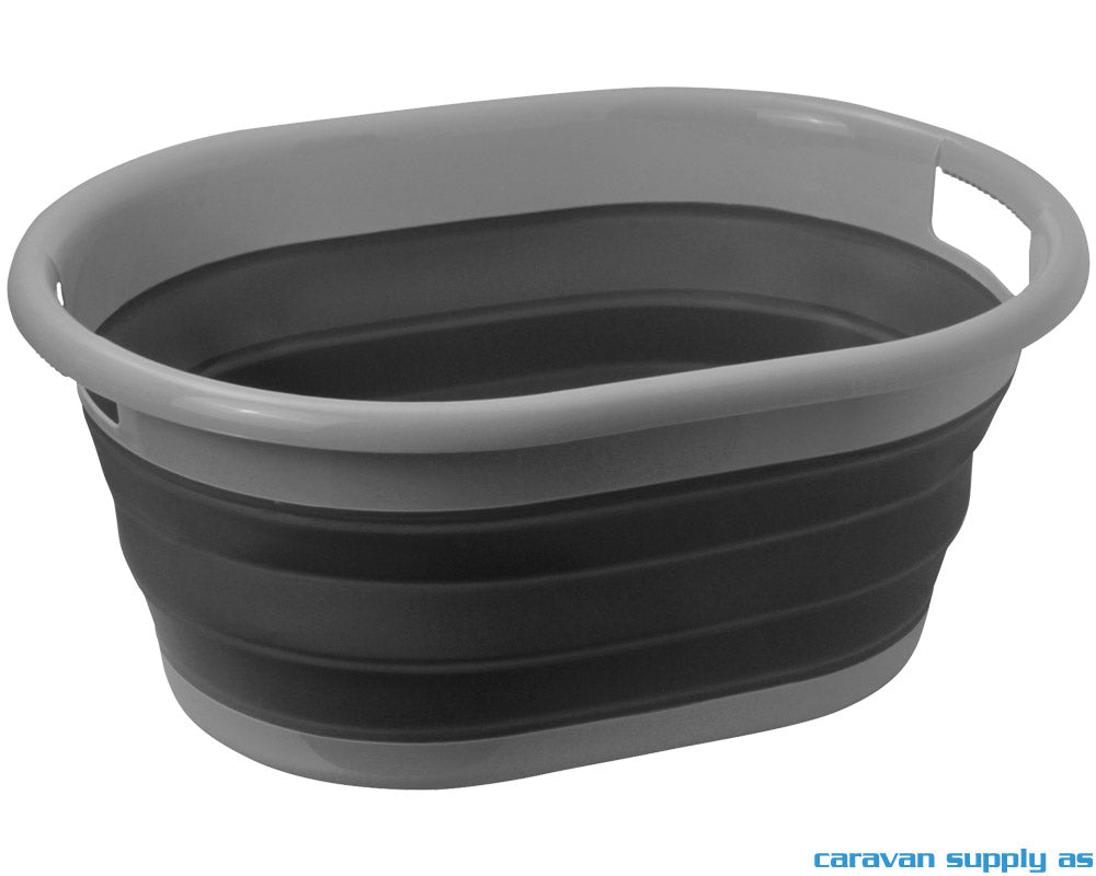 BØTTE BRUNNER LOTUS FOLD-AWAY 36L AVLANG GRÅ