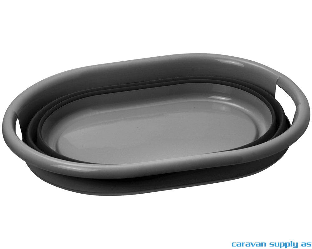 BØTTE BRUNNER LOTUS FOLD-AWAY 36L AVLANG GRÅ