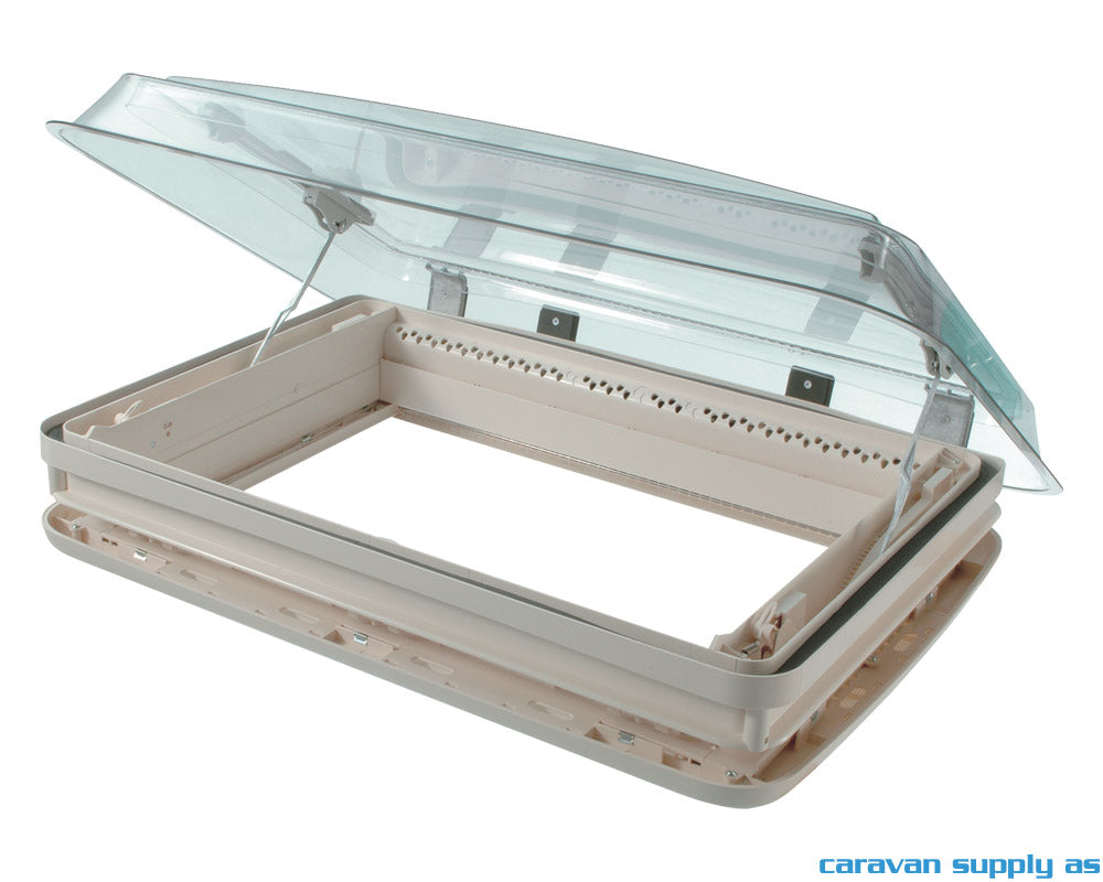 TAKLUKE 50X70CM MIDI HEKI M/BØYLE HVIT RAMME