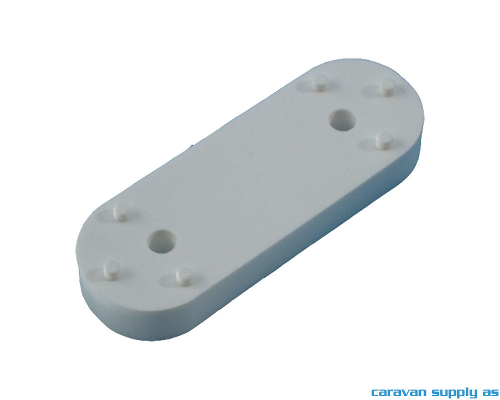 SPACER TIL DØRHOLDER HULL HVIT VARENR 37143