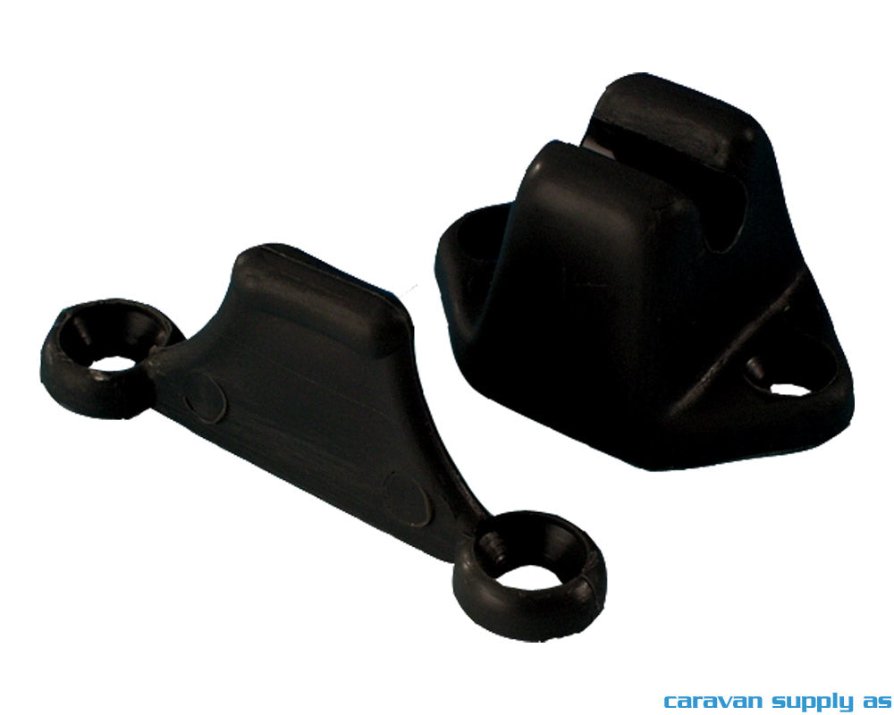 DØRHOLDER STREK SVART