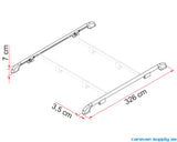 TAKRAILS FIAMMA ROOF RAIL 326CM ALU 2STK