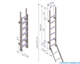 STIGE UTVENDIG THULE LADDER M/11 TRINN