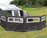 LEVEGG OXYGEN WINDBREAK 500X140CM GRÅ