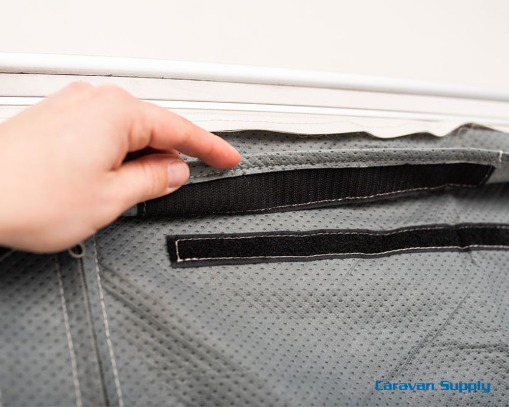 TREKK TIL FRONT PÅ VOGN HINDERMANN 200X160 CM GRÅ