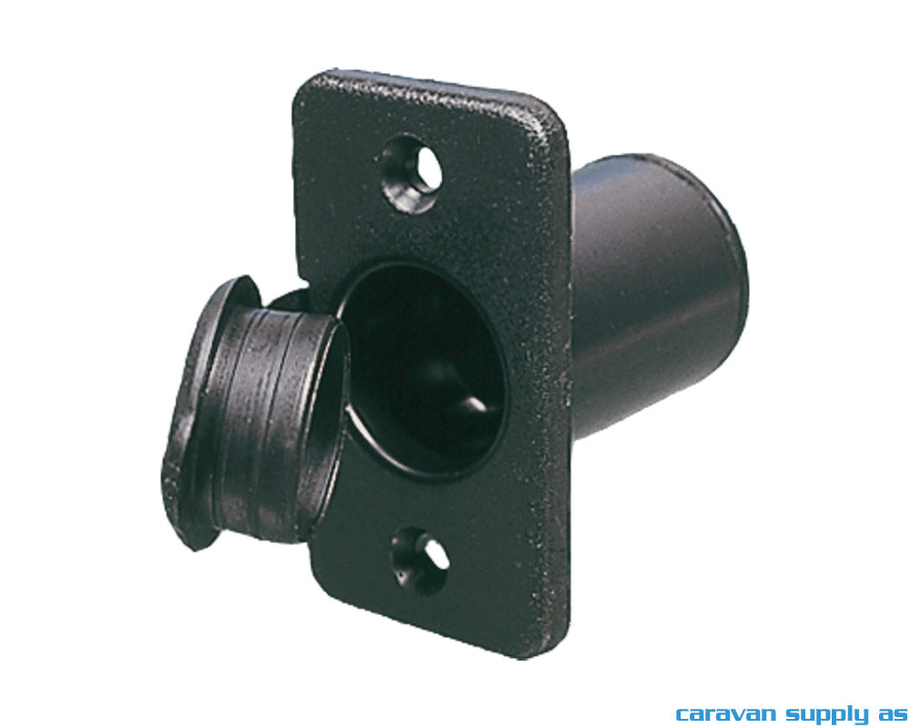 12V STIKKONTAKT UNI INNBYGGING M/LOKK