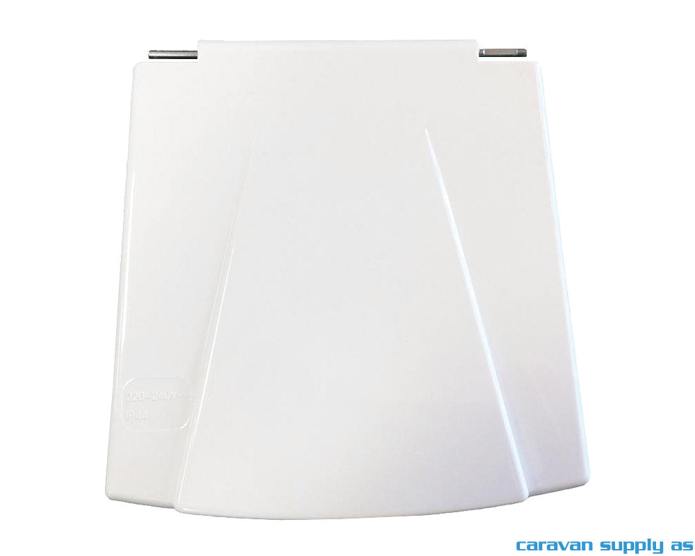 KLAPPLOKK TIL STRØM INN/UTBOKS 220V 10X10CM M/REKT