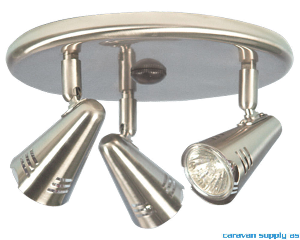 LAMPE JESPER M/3 SPOTTER 12V MATT KROM