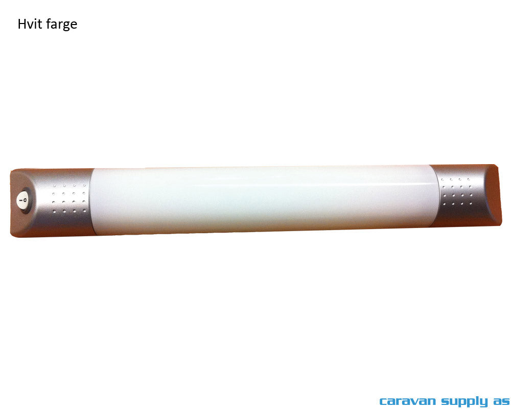 LAMPE ALPHA 1X8W HVIT