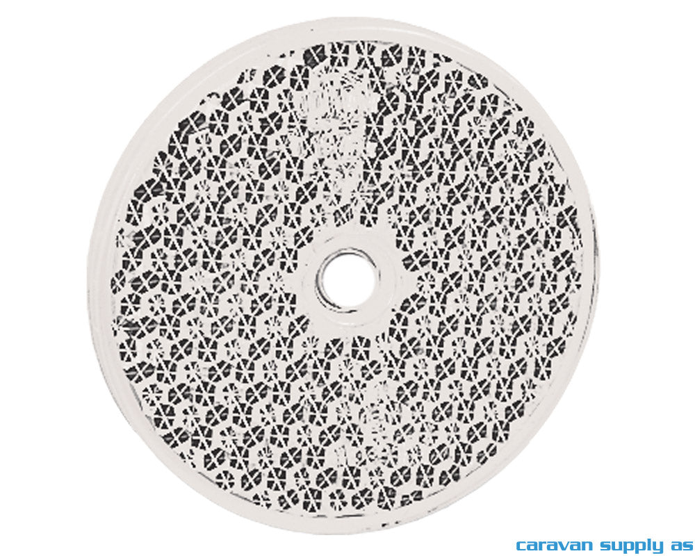 REFLEKS RUND Ø60MM HVIT 2STK