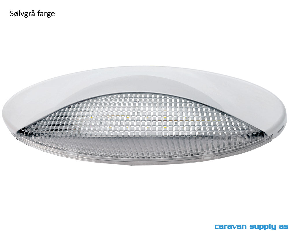 LAMPE WAVE LED 12V SØLVGRÅ