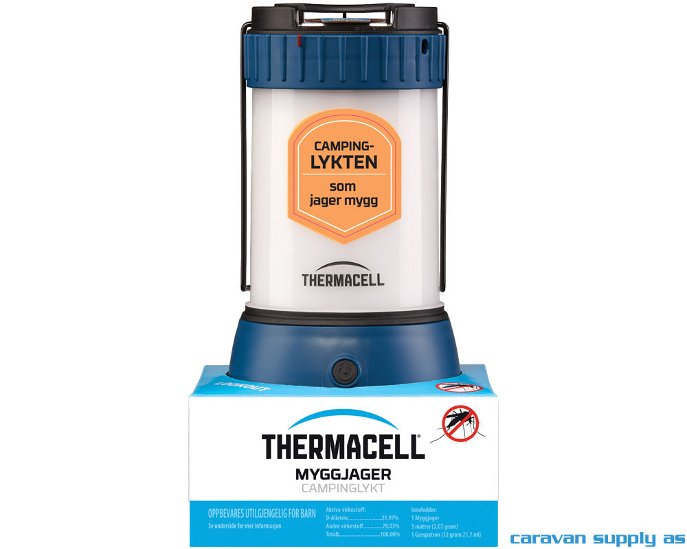 MYGGJAGER THERMACELL CAMPINGLANTERNE BLÅ