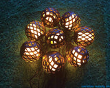 LYSSLYNGE M/FLAMMEKULER LED 230V