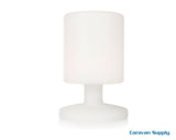 BORDLAMPE LED HVIT M/ FOT