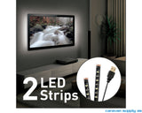 LYSSTRIPE LED USB TIL 80" TV 2X50CM HVIT L10