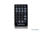 DAB RADIO LENCO OPPLADBAR, BLÅTANN SVART/SØLV