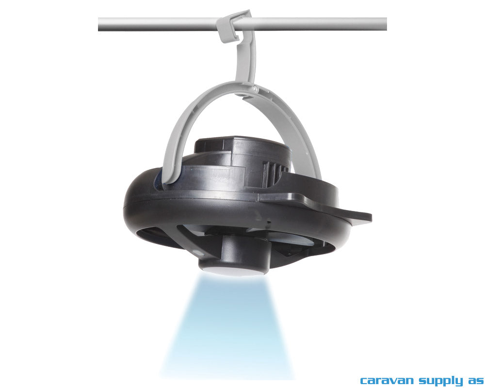 VIFTELAMPE BRUNNER ATMO RG SVART/GRÅ