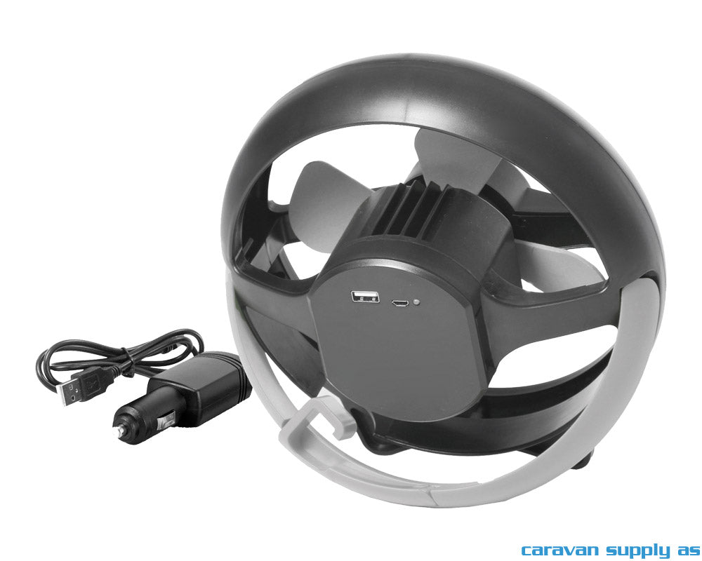 VIFTELAMPE BRUNNER ATMO RG SVART/GRÅ