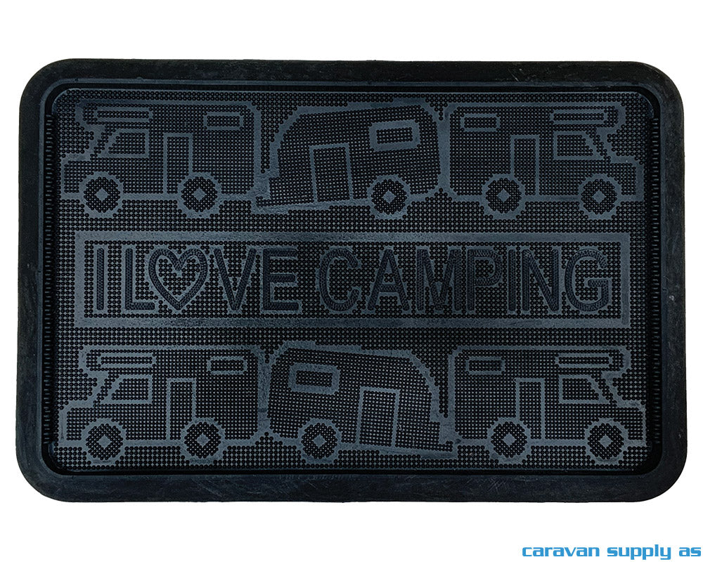 DØRMATTE ARISOL TRAYMAT 40X60X3CM SVART GUMMI