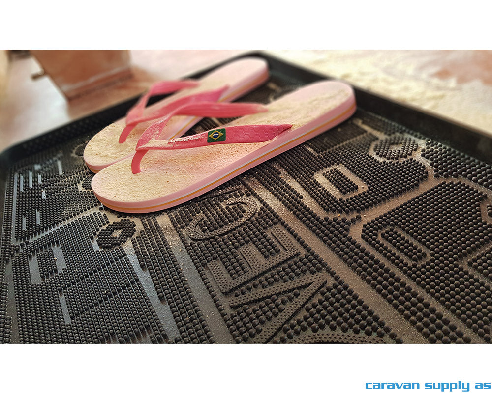 DØRMATTE ARISOL TRAYMAT 40X60X3CM SVART GUMMI