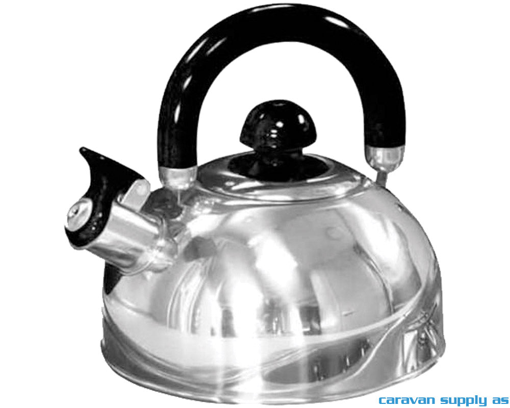 KAFFEKJELE 1,5L RUSTFRITT STÅL PLYSTRENDE GRÅ