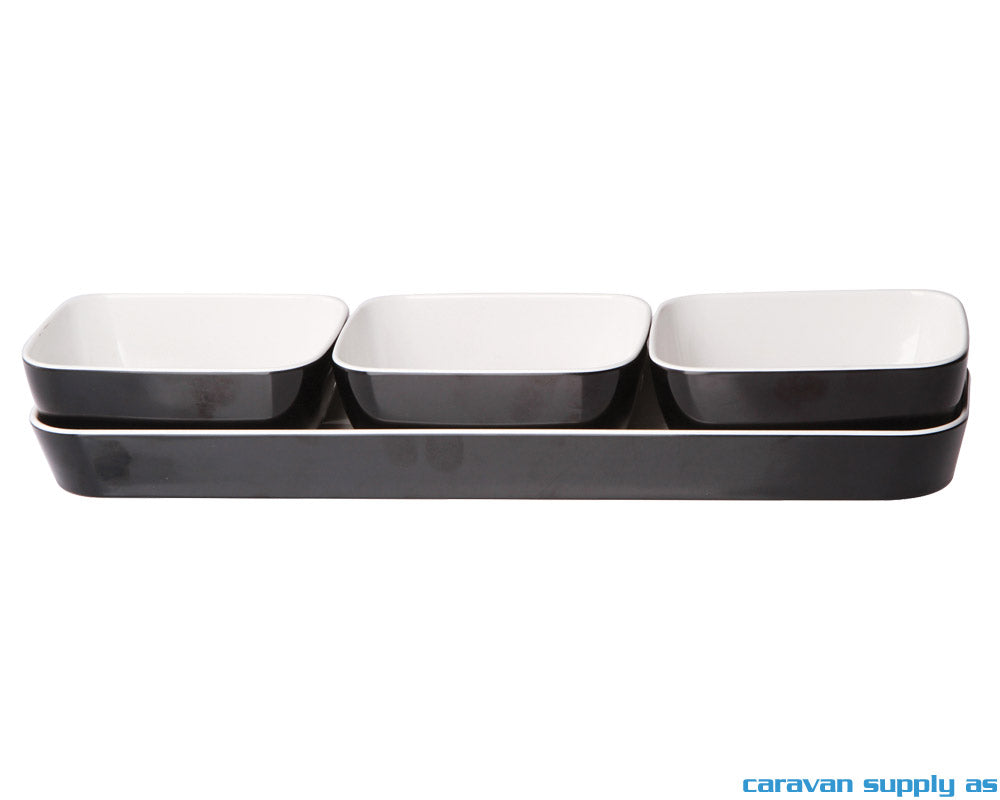 SERVERINGSFAT GIMEX QUADRATO BAGUETTE 36X9CM SVART