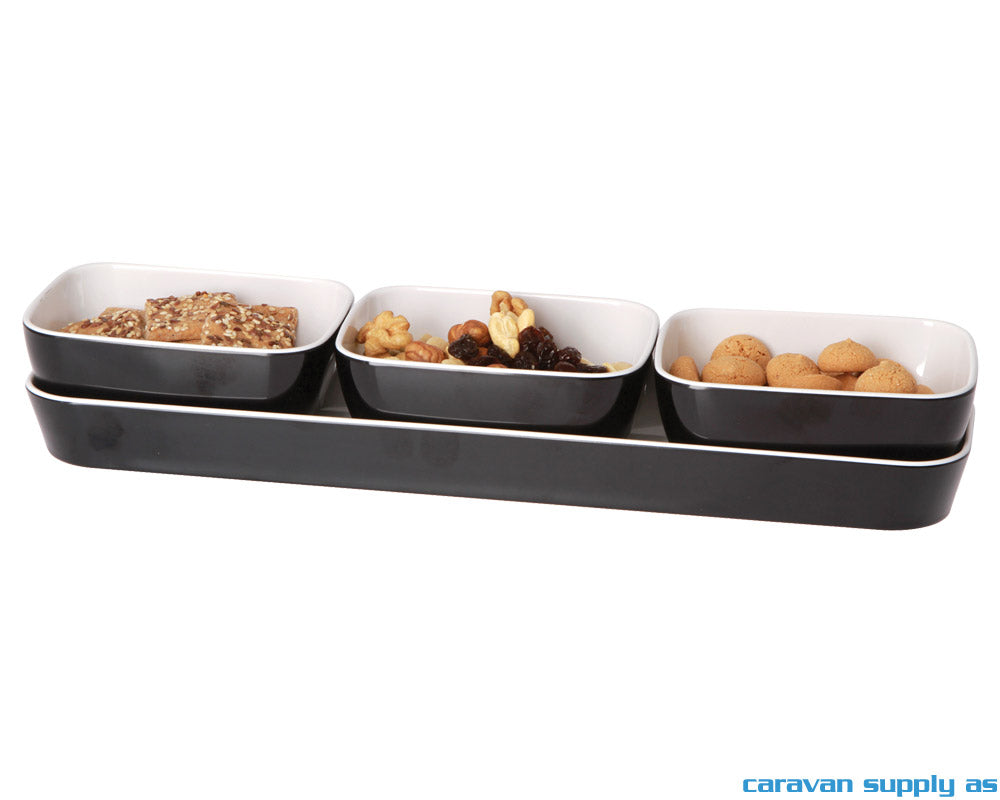 SERVERINGSFAT GIMEX QUADRATO BAGUETTE 36X9CM SVART
