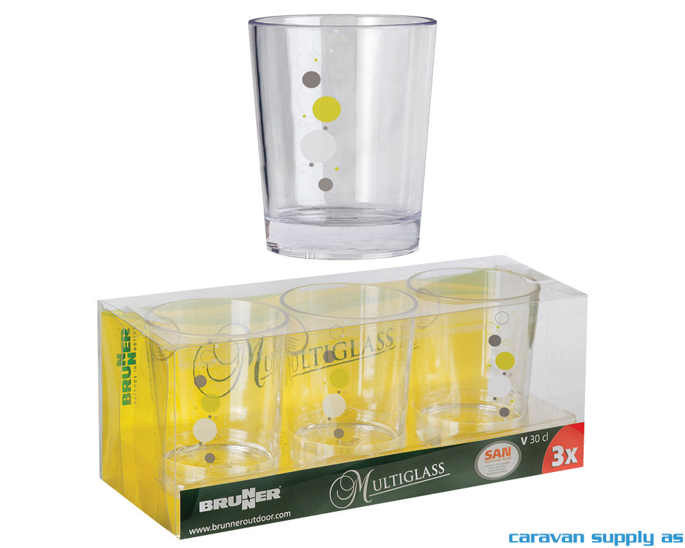 GLASS BRUNNER SPACE 30CL 3STK