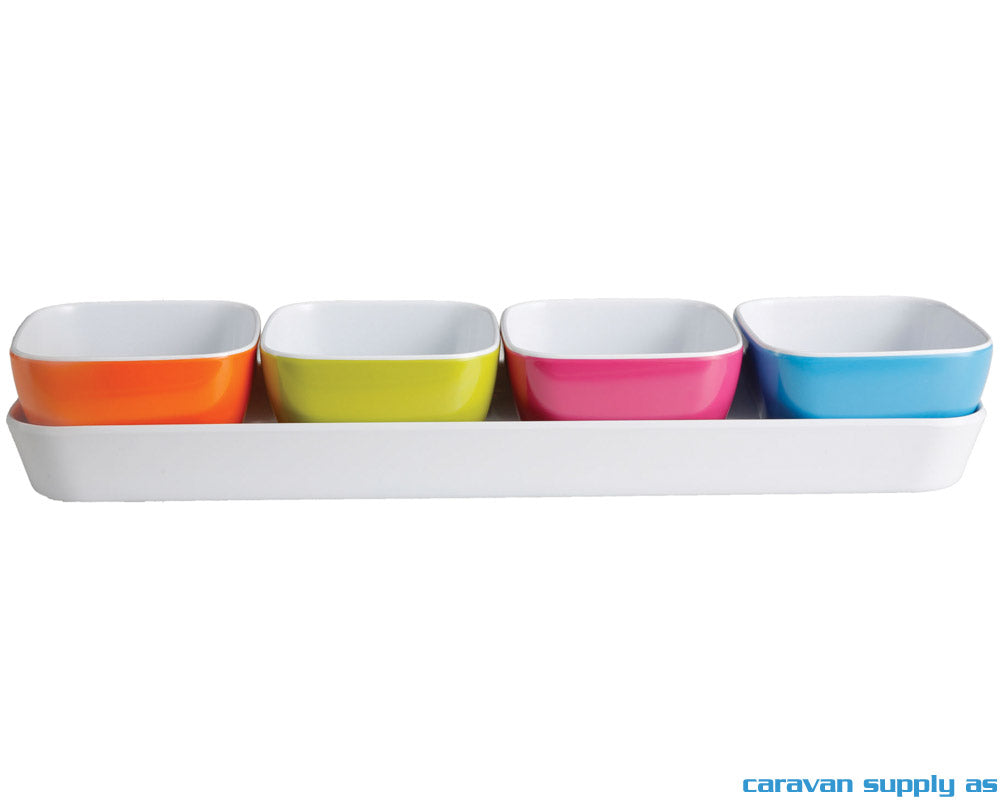 SERVERINGSSKÅL BRUNNER APPETIZER FARGERIK 4STK