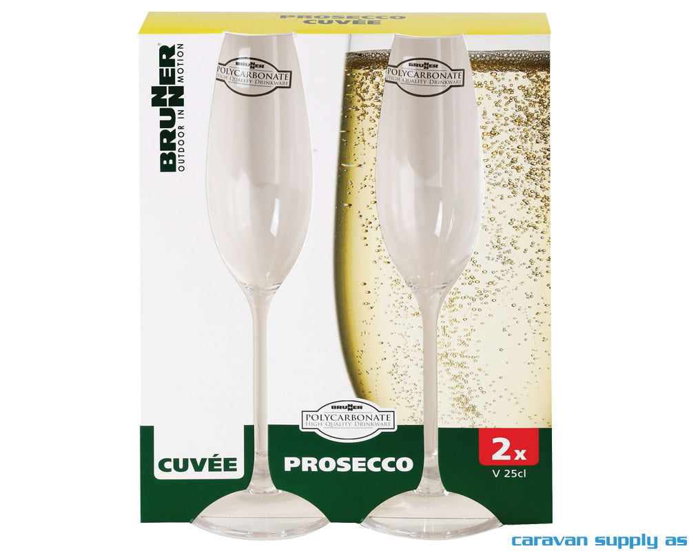 CHAMPAGNEGLASS BRUNNER CUVÉE 25CL 2STK