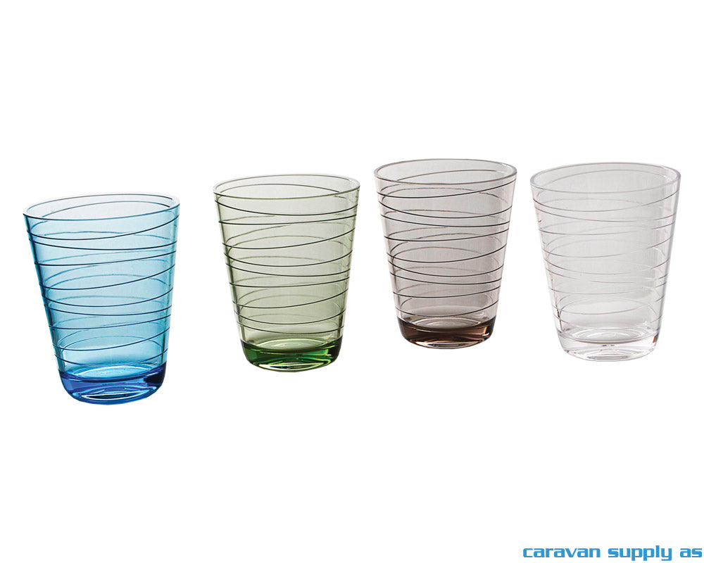 GLASS BRUNNER ONDA 30CL 4STK