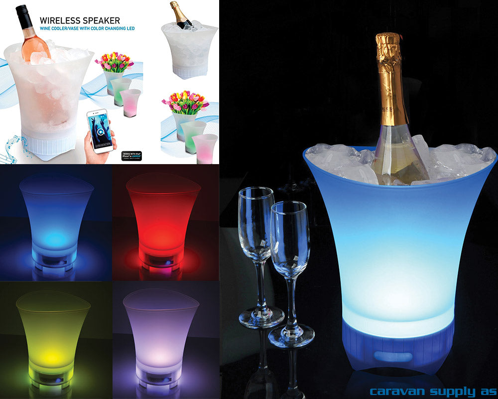 VINKJØLER M/BLÅTANN OG LEDLYS