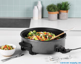 STEKEPANNE TRISTAR XXL Ø40CM M/GLASSLOKK 230V