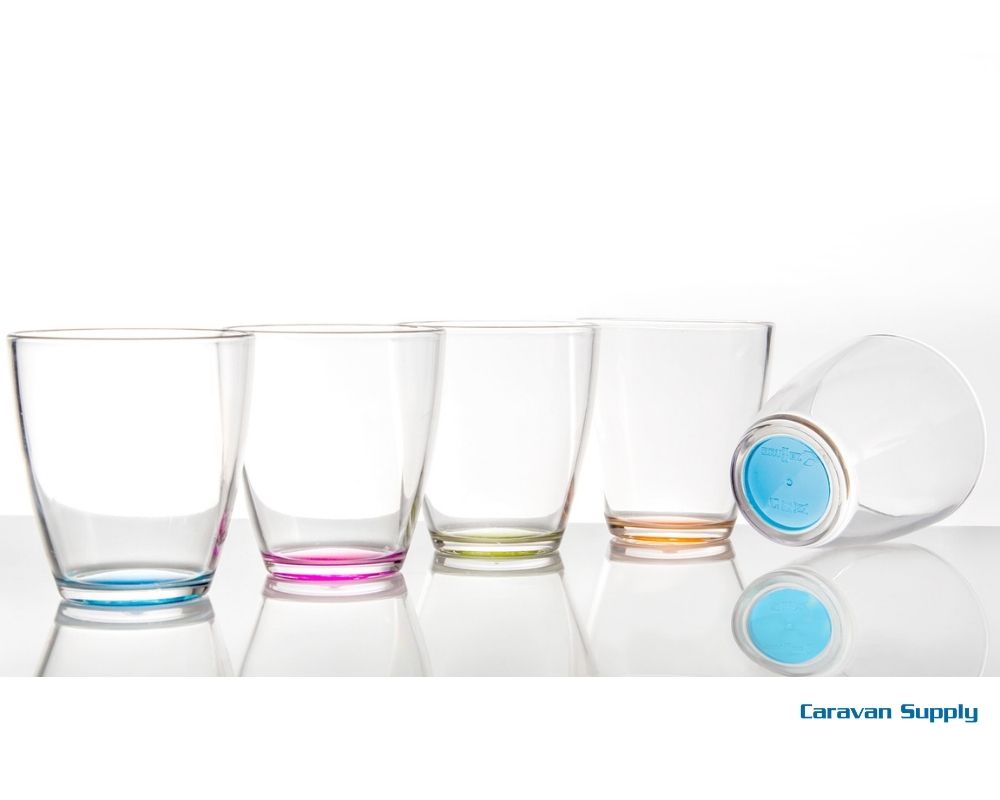 GLASS BRUNNER TAHITI M/FARGET BUNN 20 CL 4STK