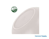 SALAT BOLLE M/LOKK OG BESTIKK HVIT