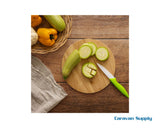 SALAT BOLLE M/LOKK OG BESTIKK HVIT