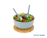 SALAT BOLLE M/LOKK OG BESTIKK GRÅ