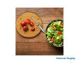 SALAT BOLLE M/LOKK OG BESTIKK GRÅ