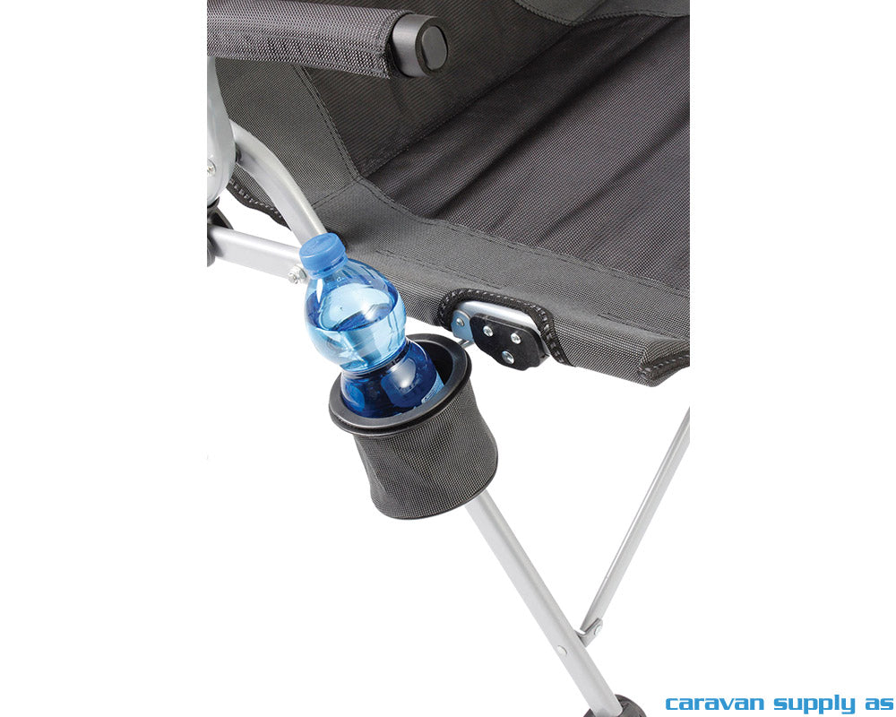 CAMPINGSTOL BRUNNER RAPTOR NG POLSTRET SVART/GRÅ