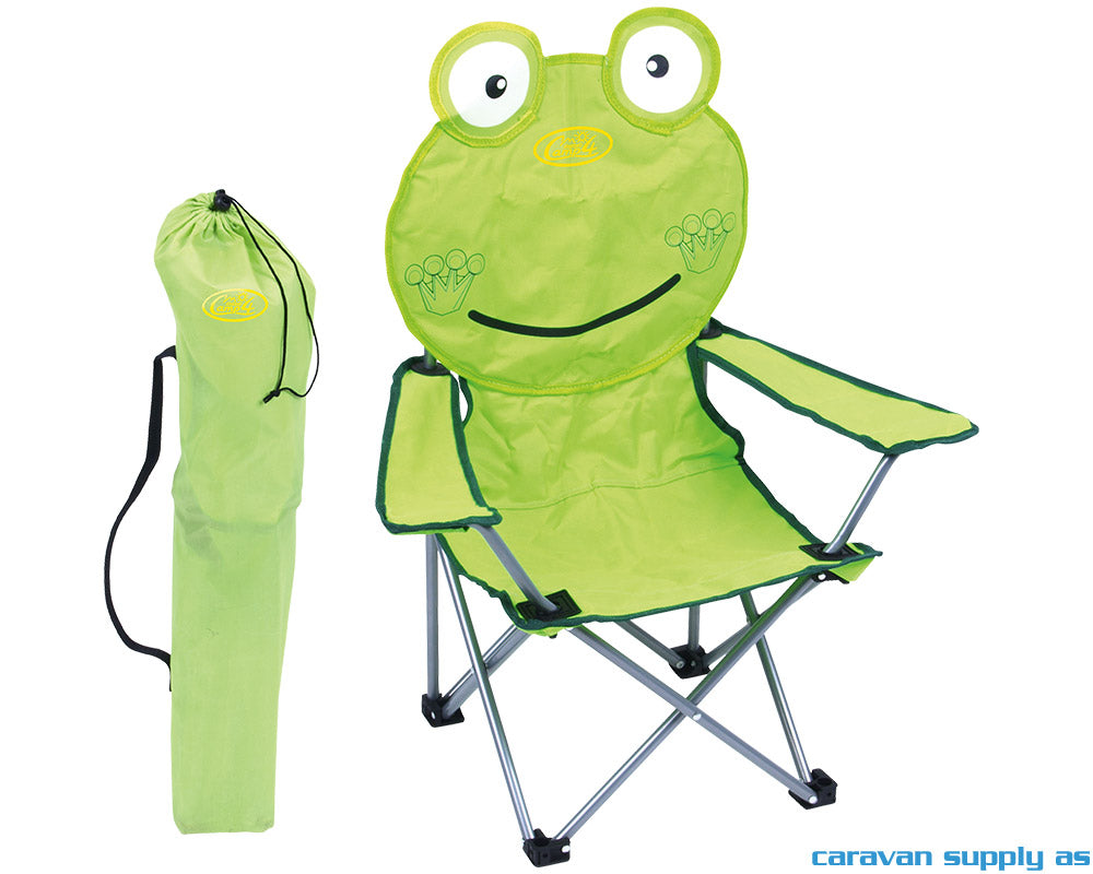 CAMPINGSTOL GRØNN FROSK 75KG