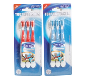TANNBØRSTE TIL BARN 3 PK