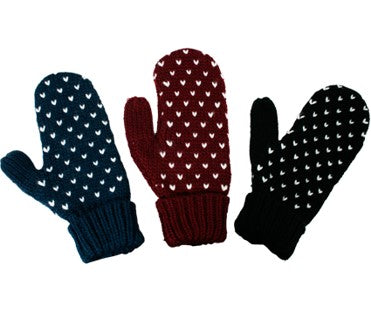 VOTT STRIKKET MED PRIKK 3 ASS