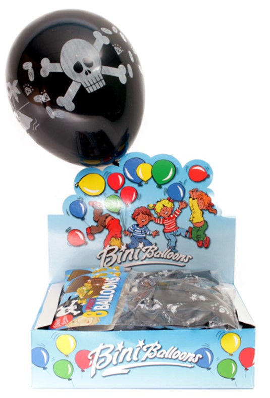 BALLONGER PIRAT 8 STK DISP